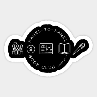 Panel to Panel Book Club Sticker